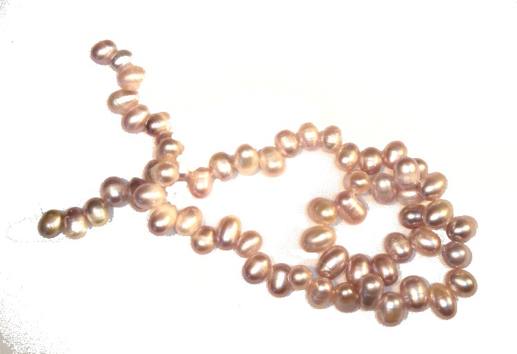 Lavender 8-9mm Top Drilled Pearls