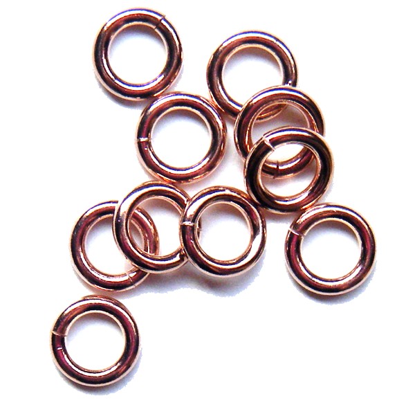 Vermeil (rose gold) 10mm Open Ring
