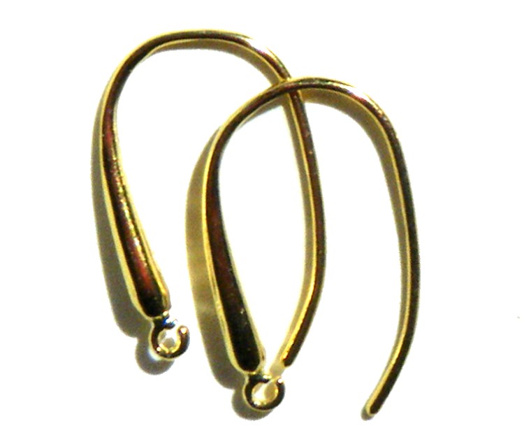 Vermeil Earring Findings, Pearlescence