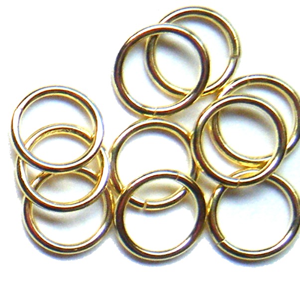 Vermeil 10mm Open Ring