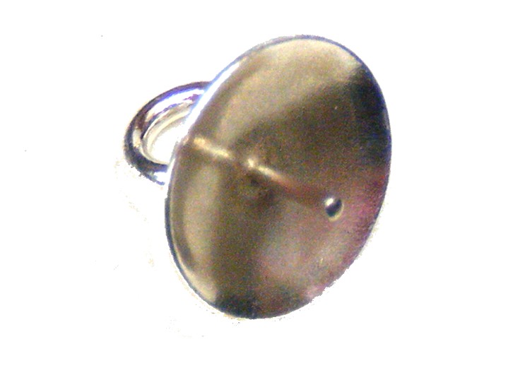 Silver Pearl Cup for Hair Pins