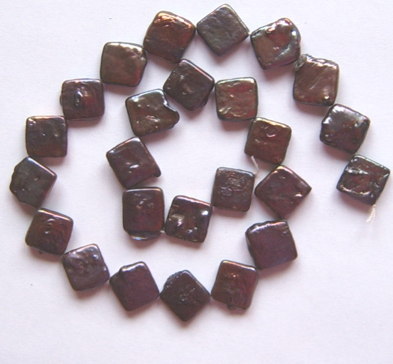 Black Diamond Shaped Pearls