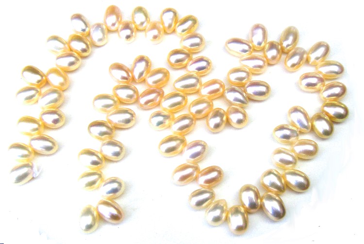 Natural Colours 8-9mm Top Drilled Pearls