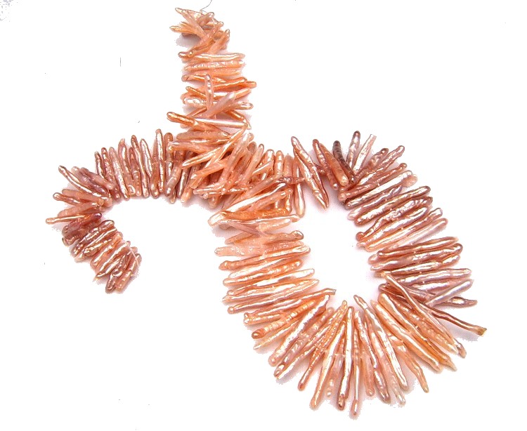 Peach Toothpick Pearls