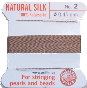 Brown 2 Griffin silk