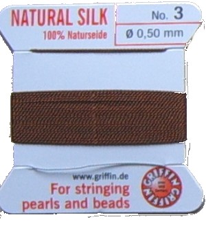 Brown 3 Griffin Silk