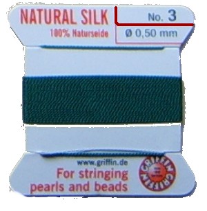 Green (Dark) 6 Griffin Silk