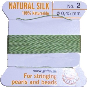 Green (light) 2 Griffin silk