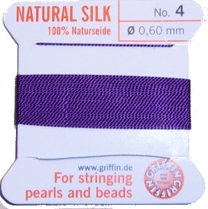 Mauve 4 Griffin silk