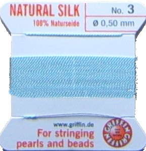 Turquoise 3 Griffin Silk