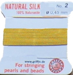 Yellow (mustard) 2 Griffin silk