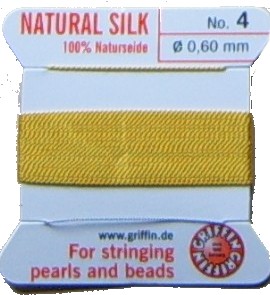 yellow (mustard) 4 Griffin silk