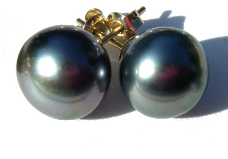 Tahitian Pearl Earrings