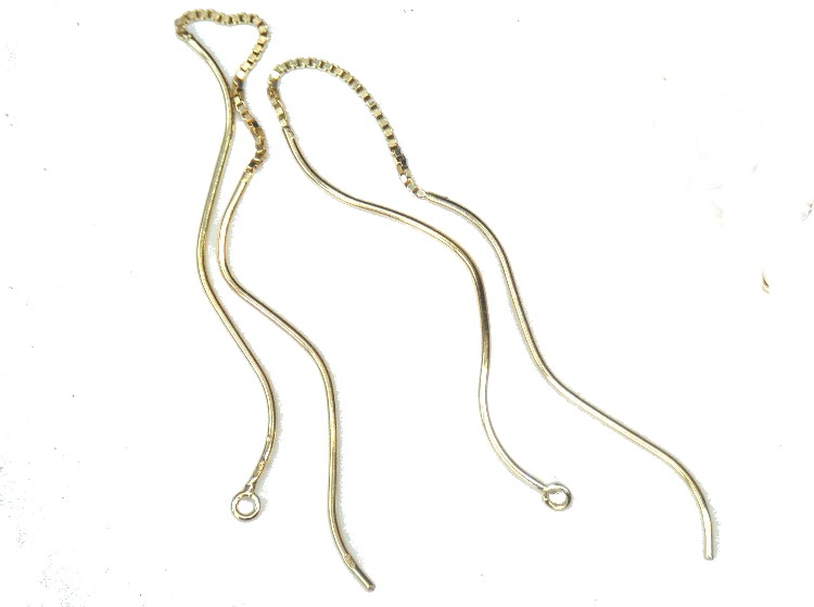 Vermeil Earring Findings, Pearlescence