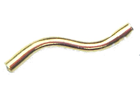 Vermeil Double Curved Tube