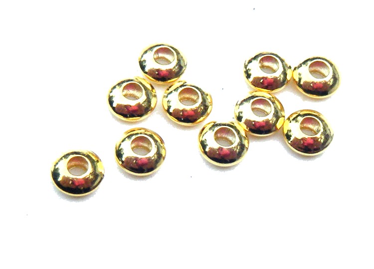 vermeil Spacer Beads